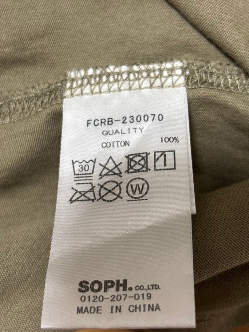 FCRB BIG LOGO L/S BAGGY TEE 長袖 バギー サイズL