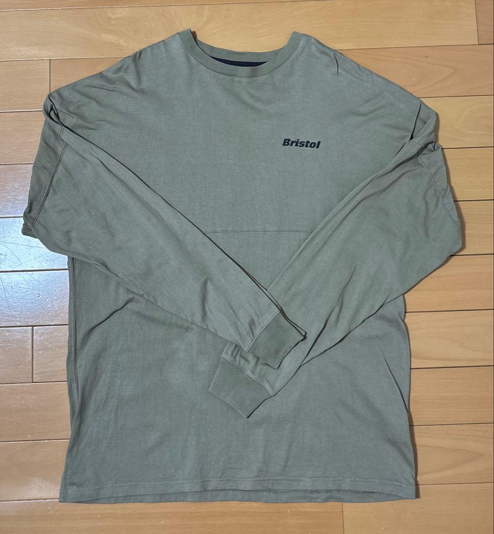 FCRB BIG LOGO L/S BAGGY TEE 長袖 バギー サイズL