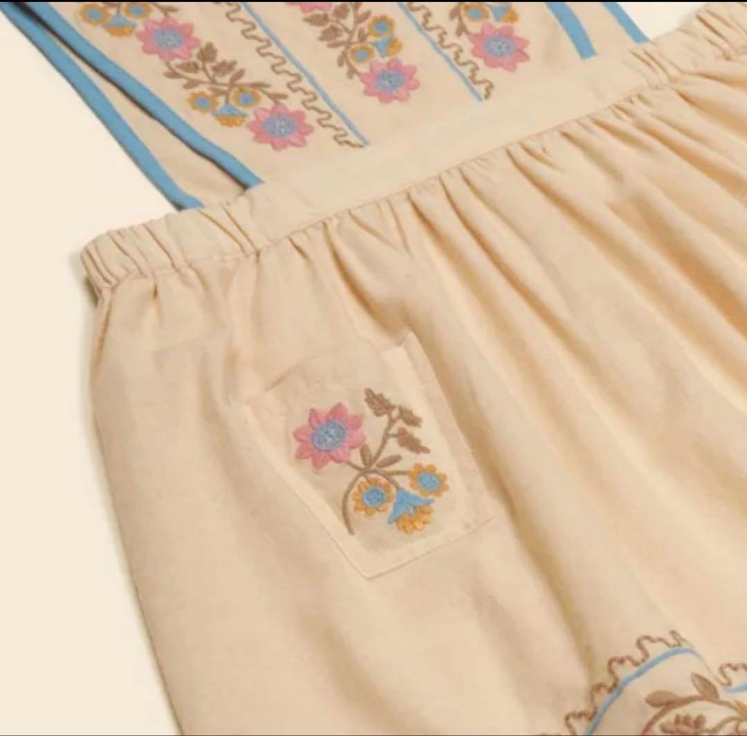 apolina Ursina Embroidered Pinafore 専用