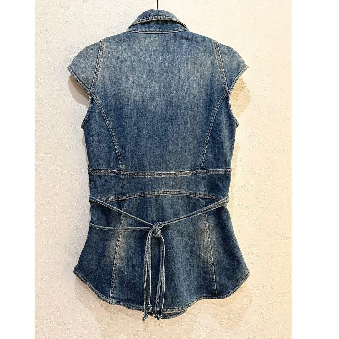 justcavalli ジャストカヴァリデニムプルオーバー