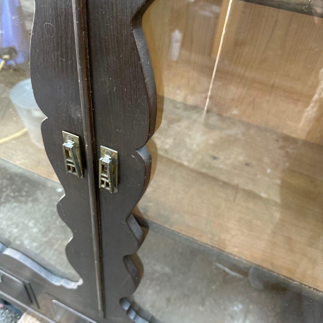 更にお値下げ❣️ヴィンテージとっても素敵な書棚ガラス棚食器棚に！