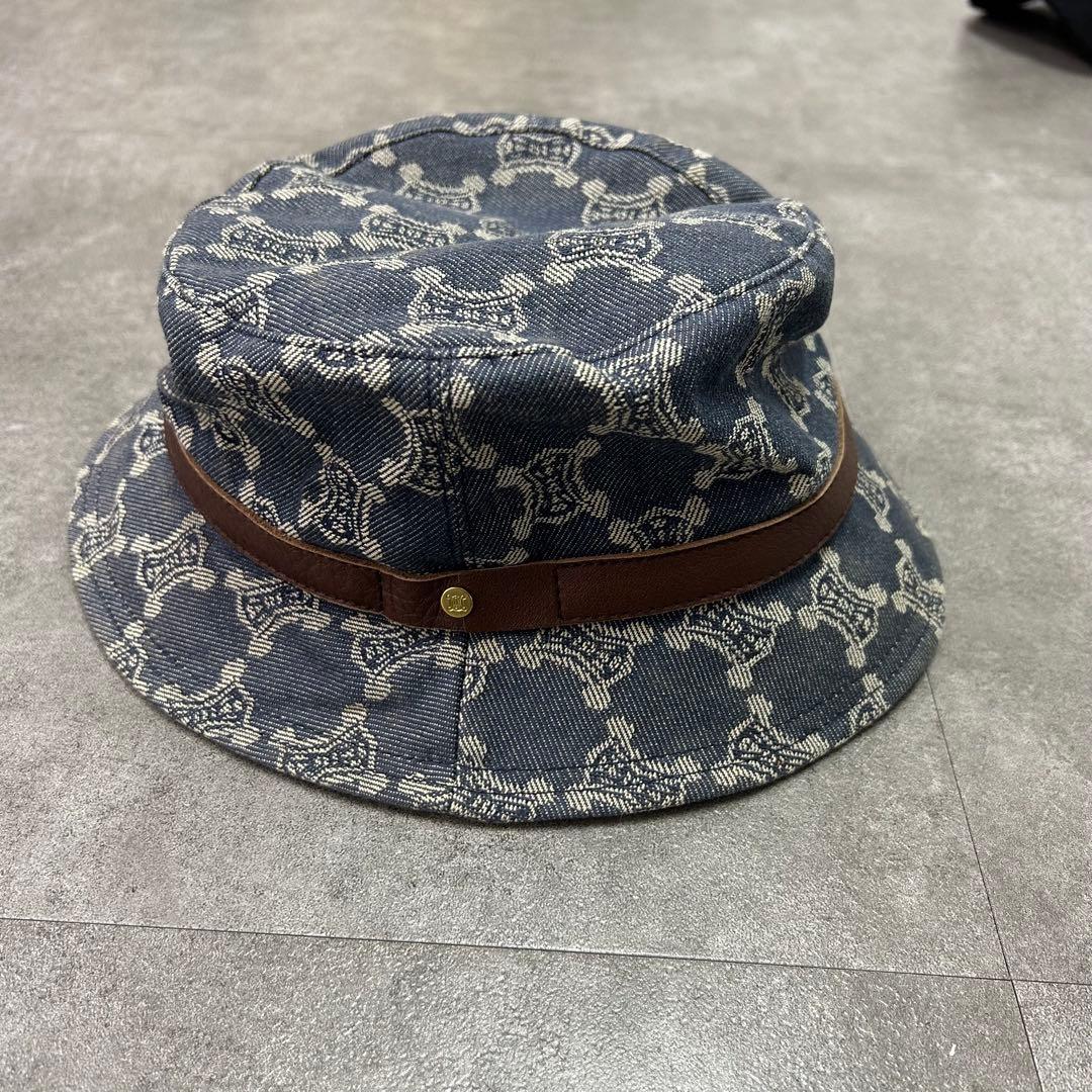CELINE　セリーヌ　バケットハット　マカダム　デニム