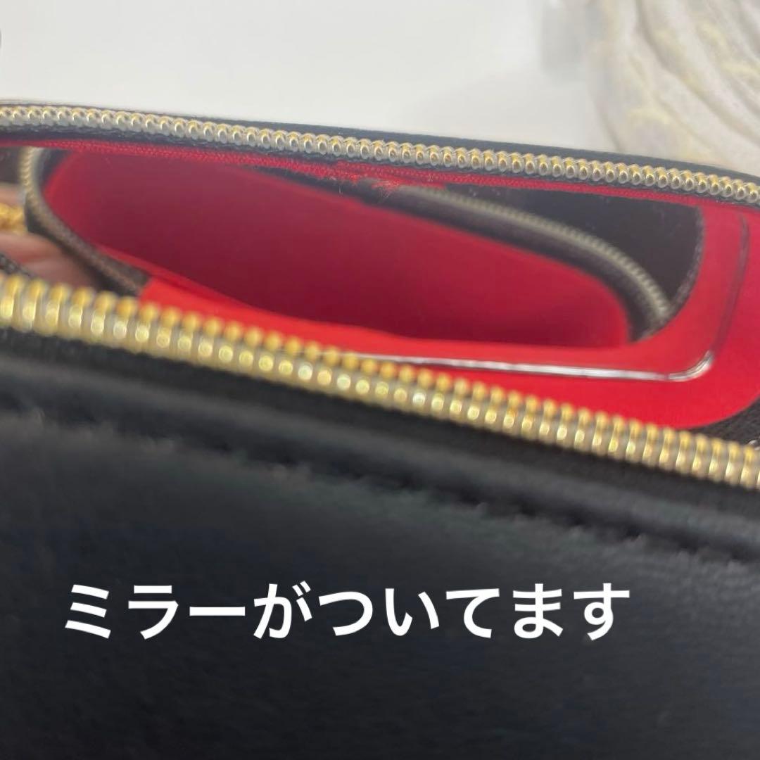 専用❗️CHANEL ノベルティ リップケース ミニショルダーバッグ 黒