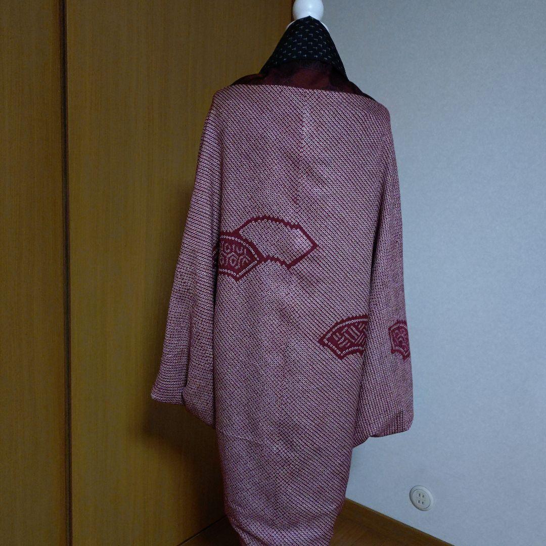 モ*ミ様 【着物リメイク】大判モモンガコート　リバーシブル　3way 　和洋　黒