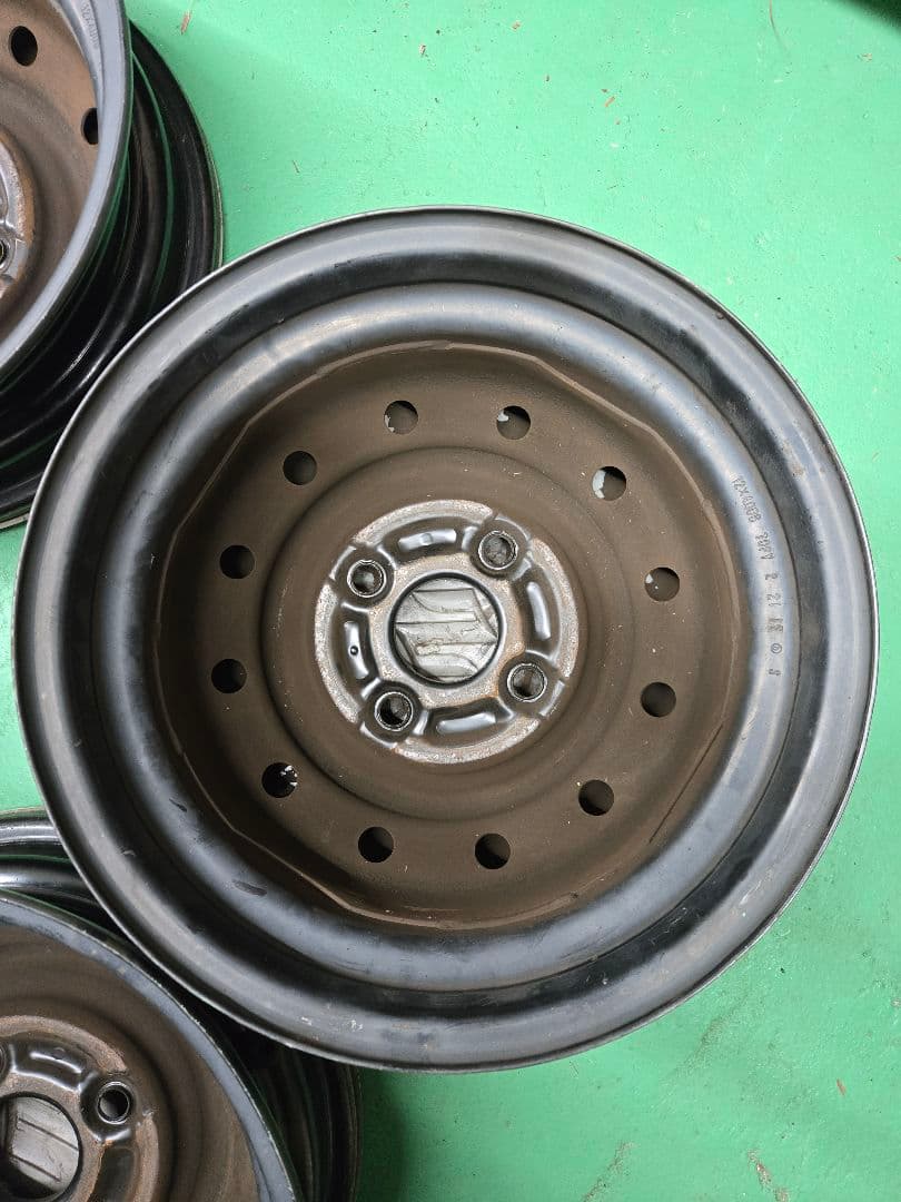 12インチ スチールホイール 4個セット スズキ SUZUKI 純正 エブリイ