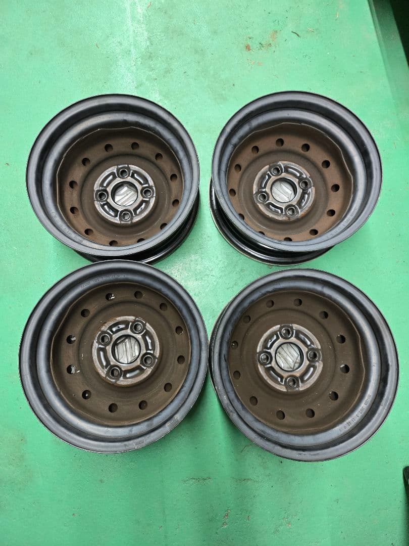 12インチ スチールホイール 4個セット スズキ SUZUKI 純正 エブリイ