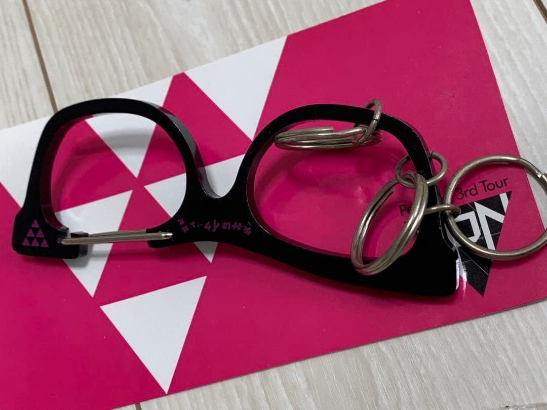 Perfume シングル　アルバム　グッズ　初回盤　JPN メガネカラビナ