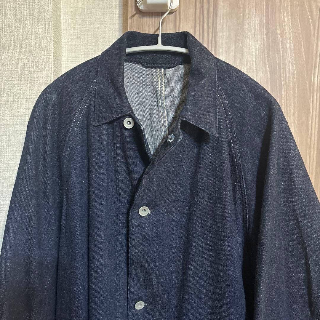 COMOLI デニムワークジャケットネイビー サイズ3