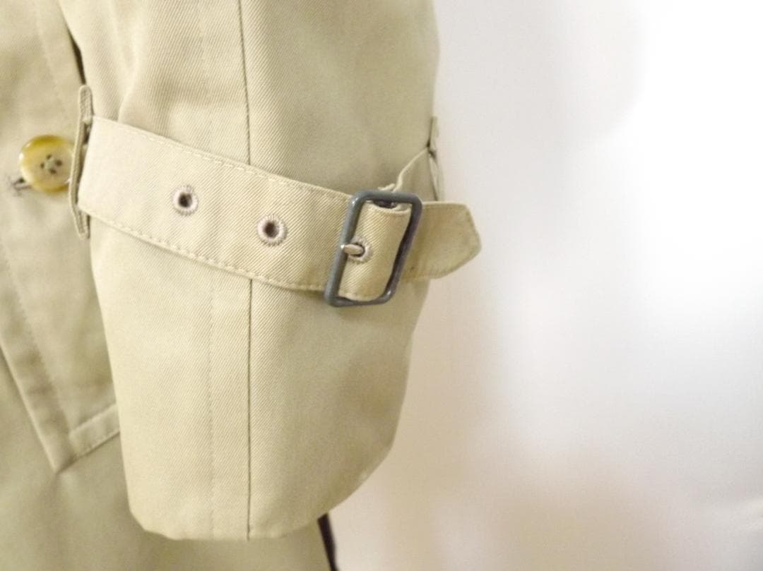 バーバリー　イギリス製　裏地チェック　ライナー付き　トレンチコート メンズ