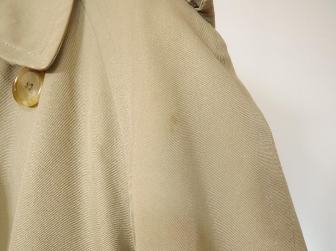 バーバリー　イギリス製　裏地チェック　ライナー付き　トレンチコート メンズ