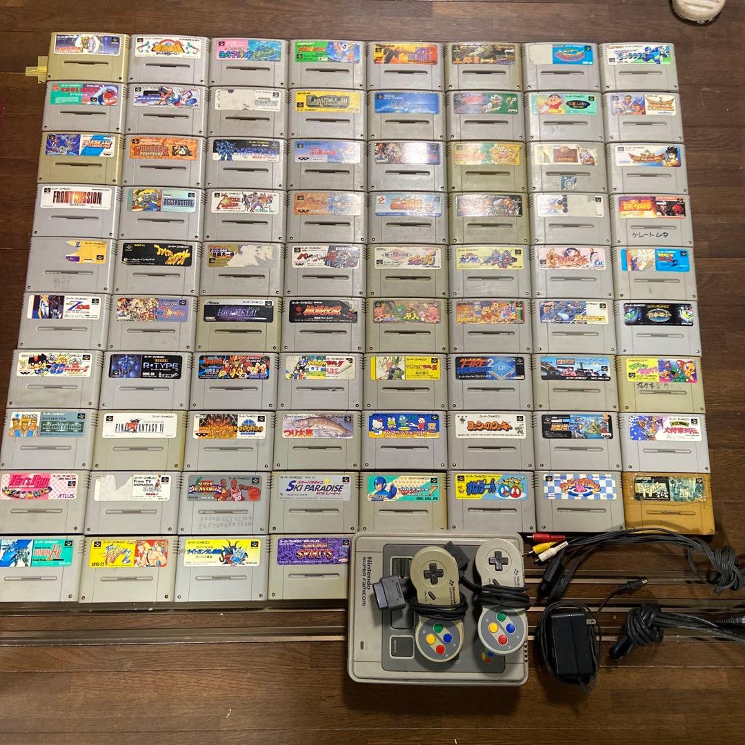 スーパーファミコン　カセット73本　その他　ゲームボーイカラー類　アドバンス 類