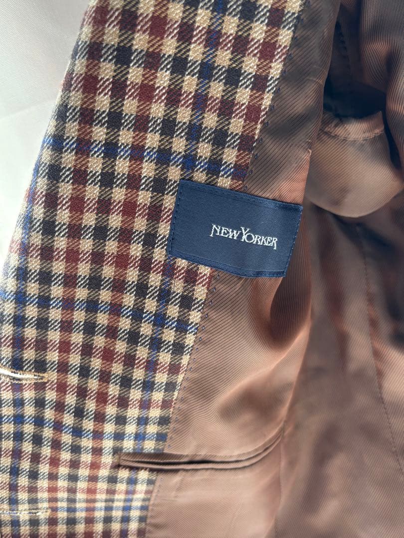 【kazu-miさま専用】ニューヨーカー メランジチェックセットアップ11号/9