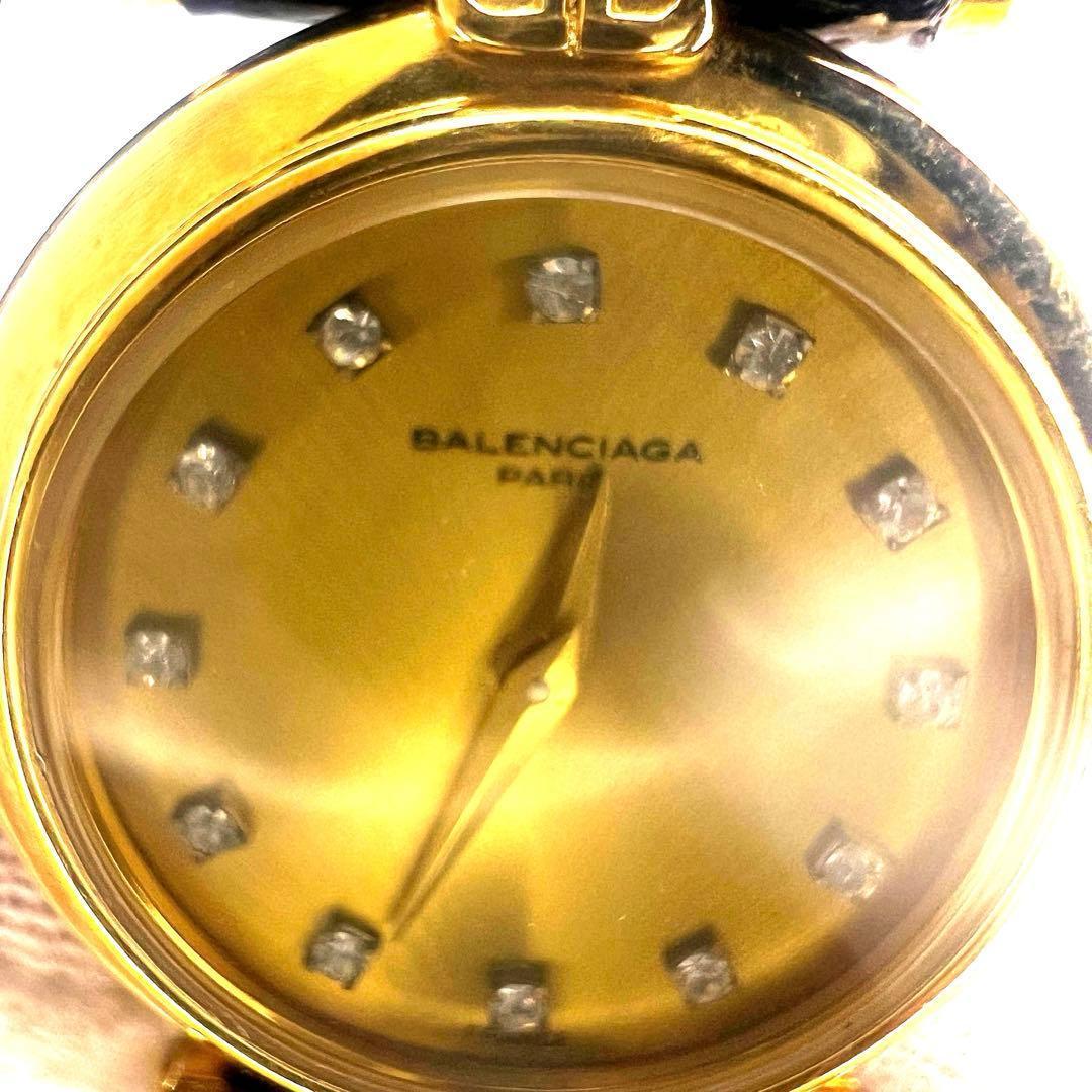 超レア品❗️BALENCIAGA レディースゴールド ブラック 腕時計