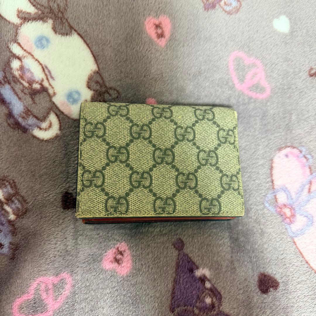 GUCCI チェリー装飾 二つ折り財布 グッチ