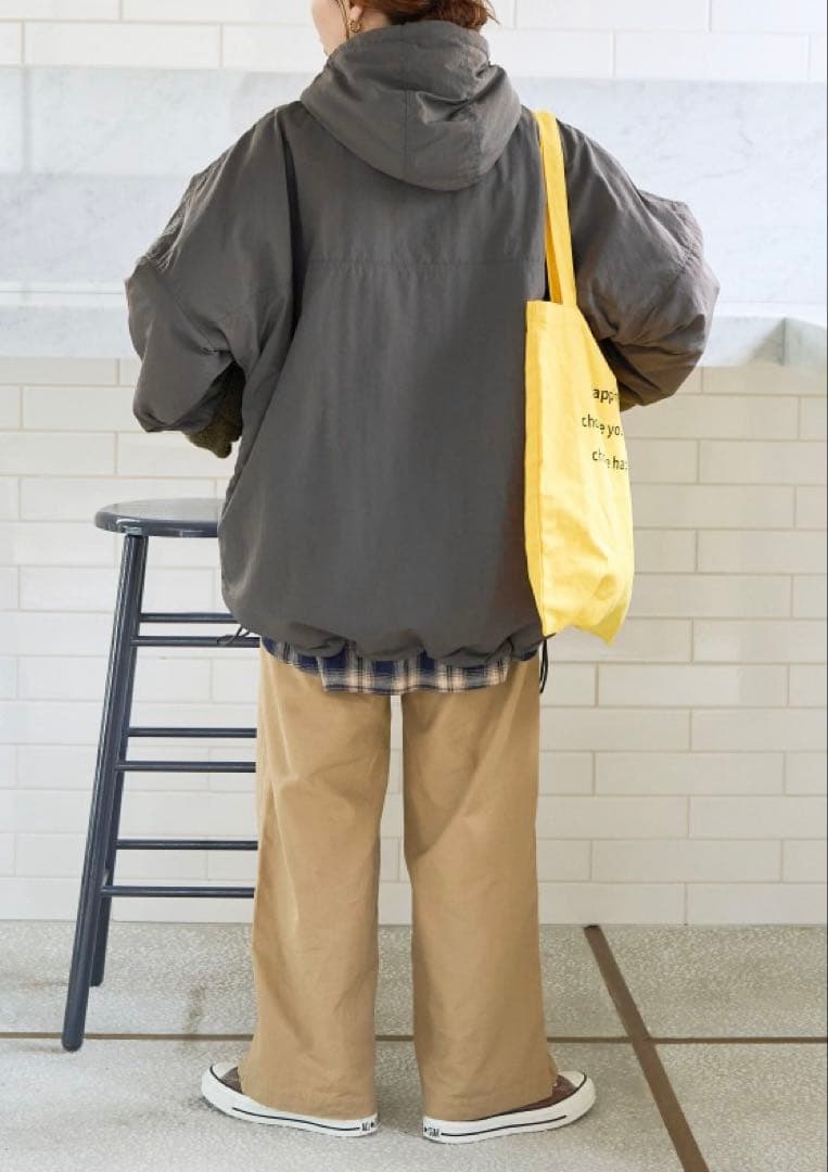 本日値下げ　FREAK'S STORE ボアリバーシブルフーディー 冬アウター