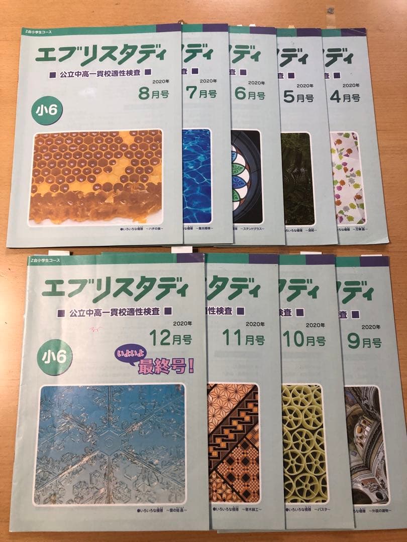 z会 エブリスタディ公立中高一貫校ハイレベル適性検査一式　小6