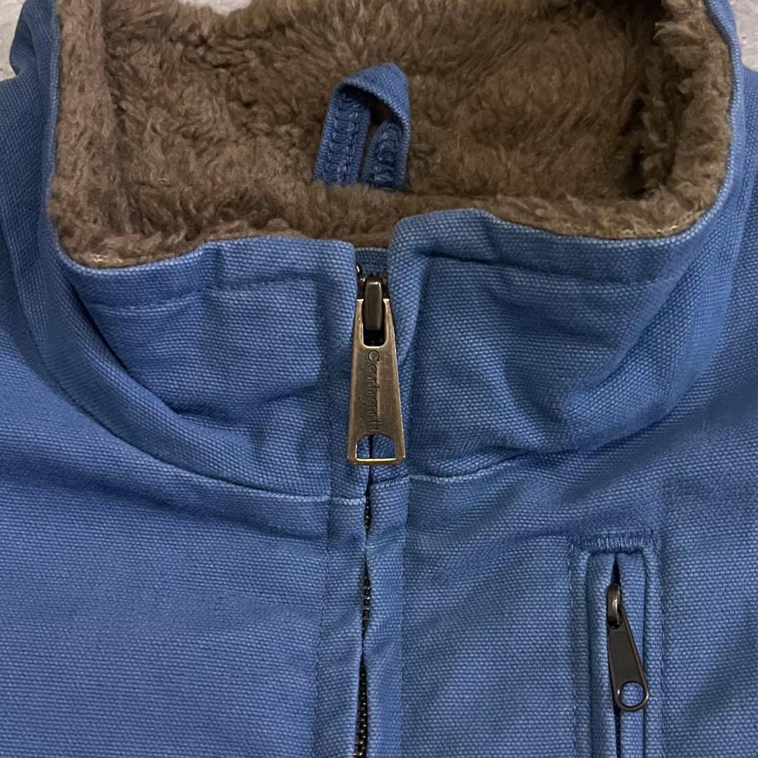 Carhartt 裏ボア ダックジャケット スタンドカラー デトロイトUSA古着