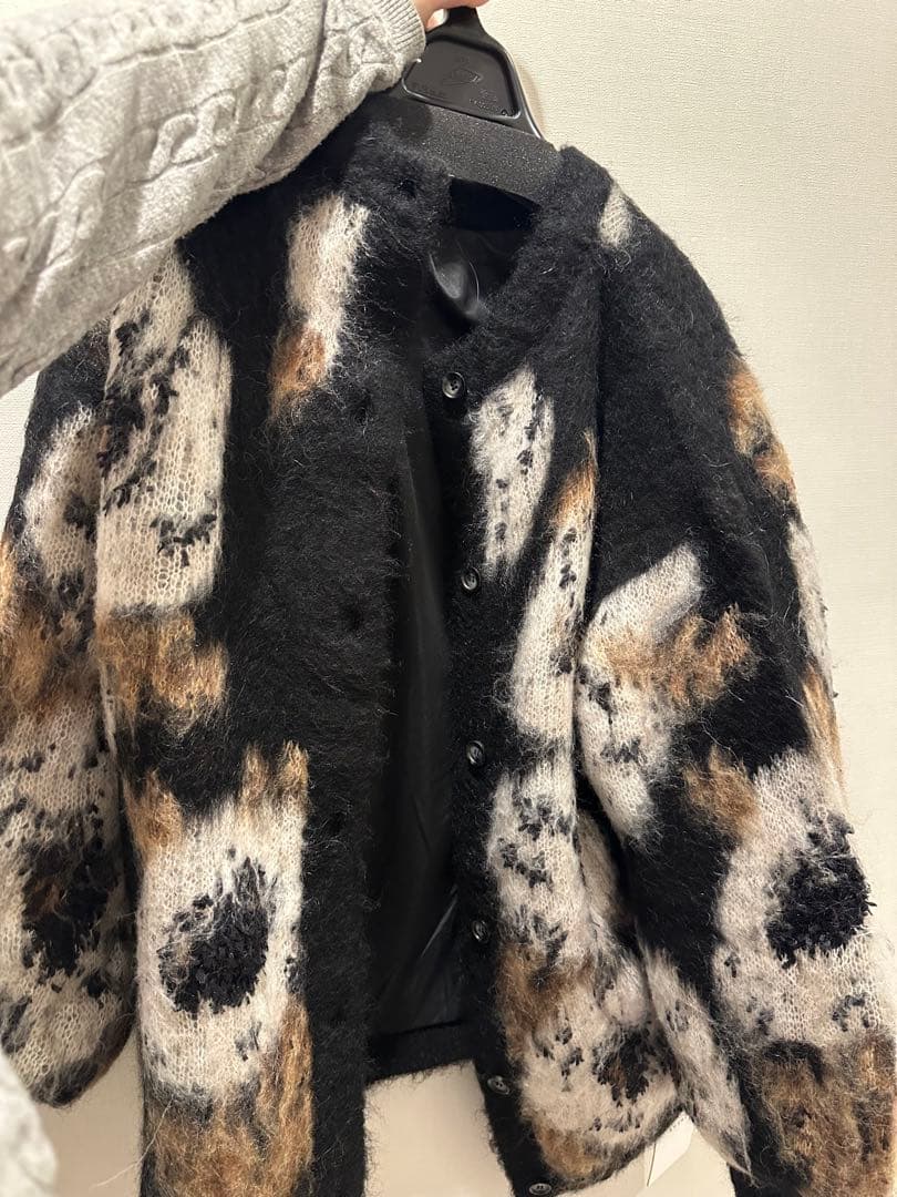 AMERI VERONICA JACQUARD KNIT CARDIGAN 新品