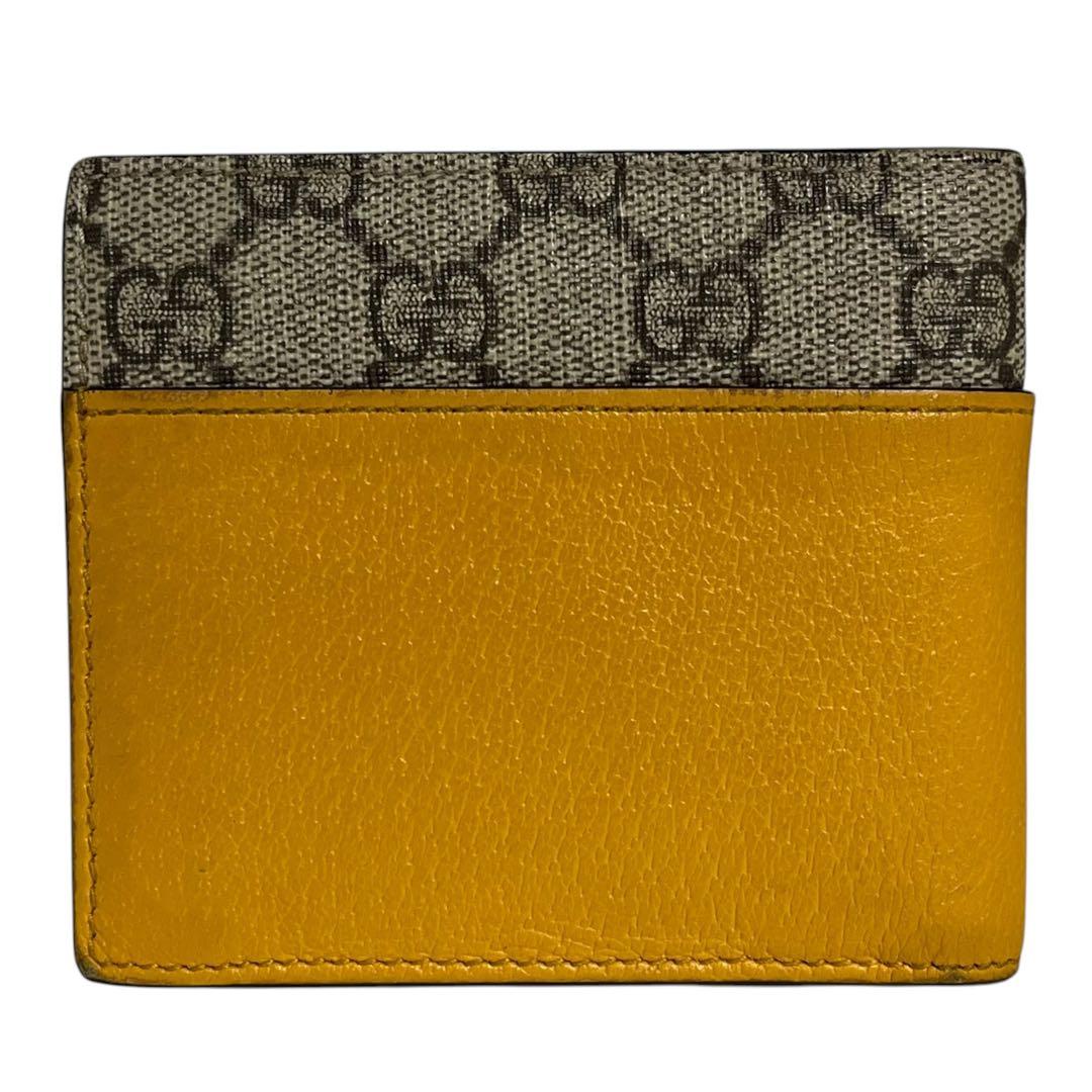 希少✨グッチ 二つ折り財布 カットアウト GG ロゴ インターロッキング PVC