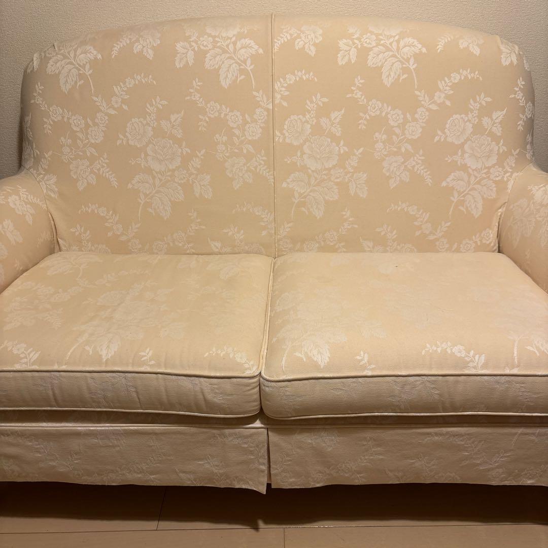 ローラアシュレイ　ソファ　2人がけ