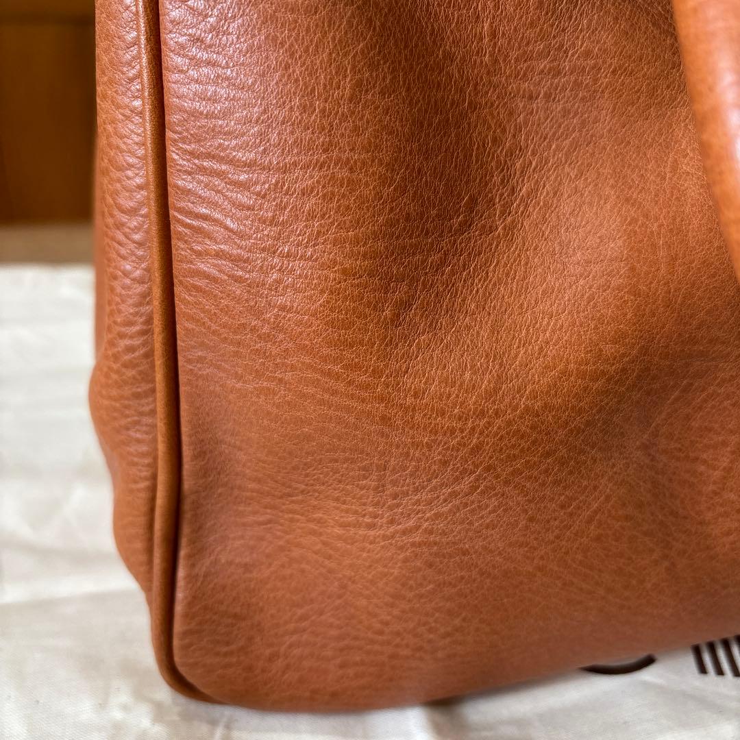 【RB-31】ci-va チーバ　レザートートバッグ　キャメル