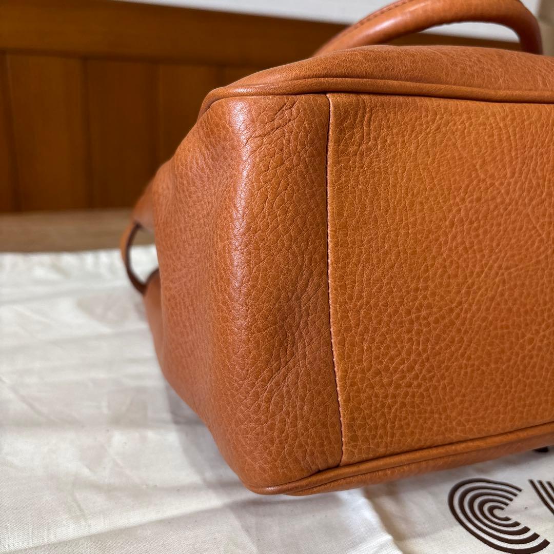 【RB-31】ci-va チーバ　レザートートバッグ　キャメル