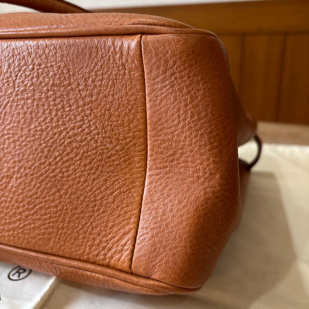 【RB-31】ci-va チーバ　レザートートバッグ　キャメル