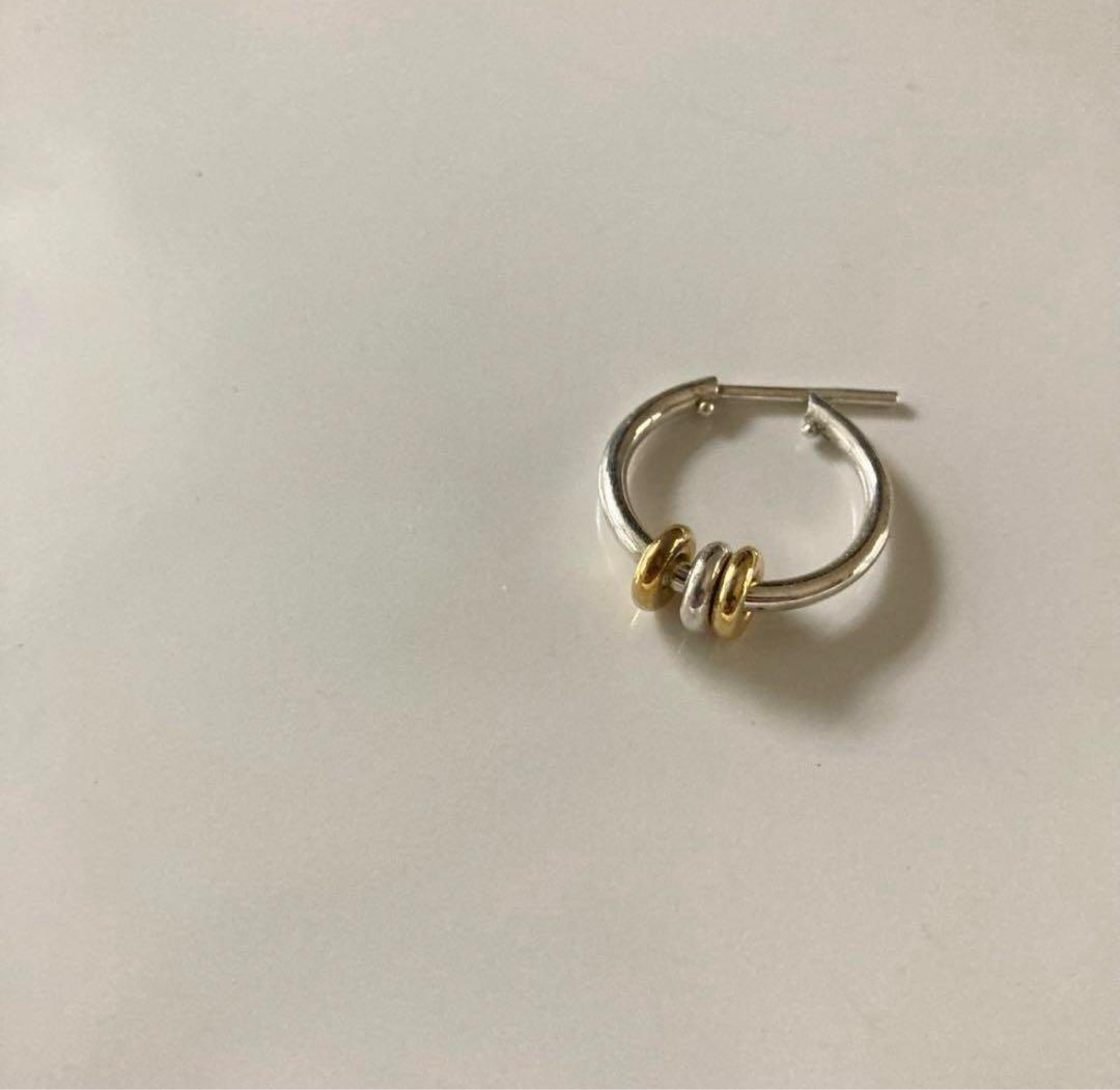 ノーブランド　シルバー925 16mm ヤマト着用　登坂　スピネリ　ピアス