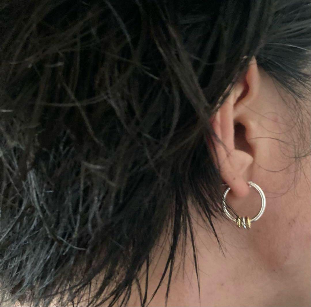 ノーブランド　シルバー925 16mm ヤマト着用　登坂　スピネリ　ピアス