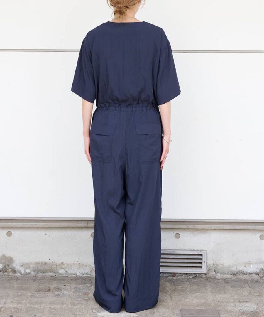 タグ付新品OUTDOOR PRODUCTS ダブルポケットVネックオールインワン