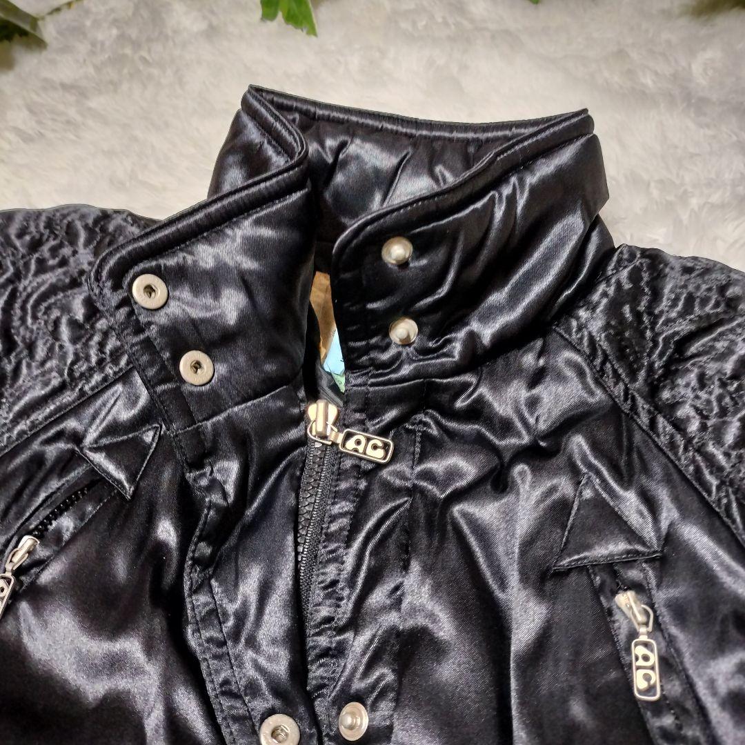 希少！90s クレージュ　ジャンプスーツ　つなぎ　キルティング　ブラックL