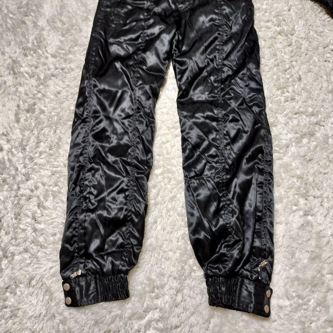 希少！90s クレージュ　ジャンプスーツ　つなぎ　キルティング　ブラックL