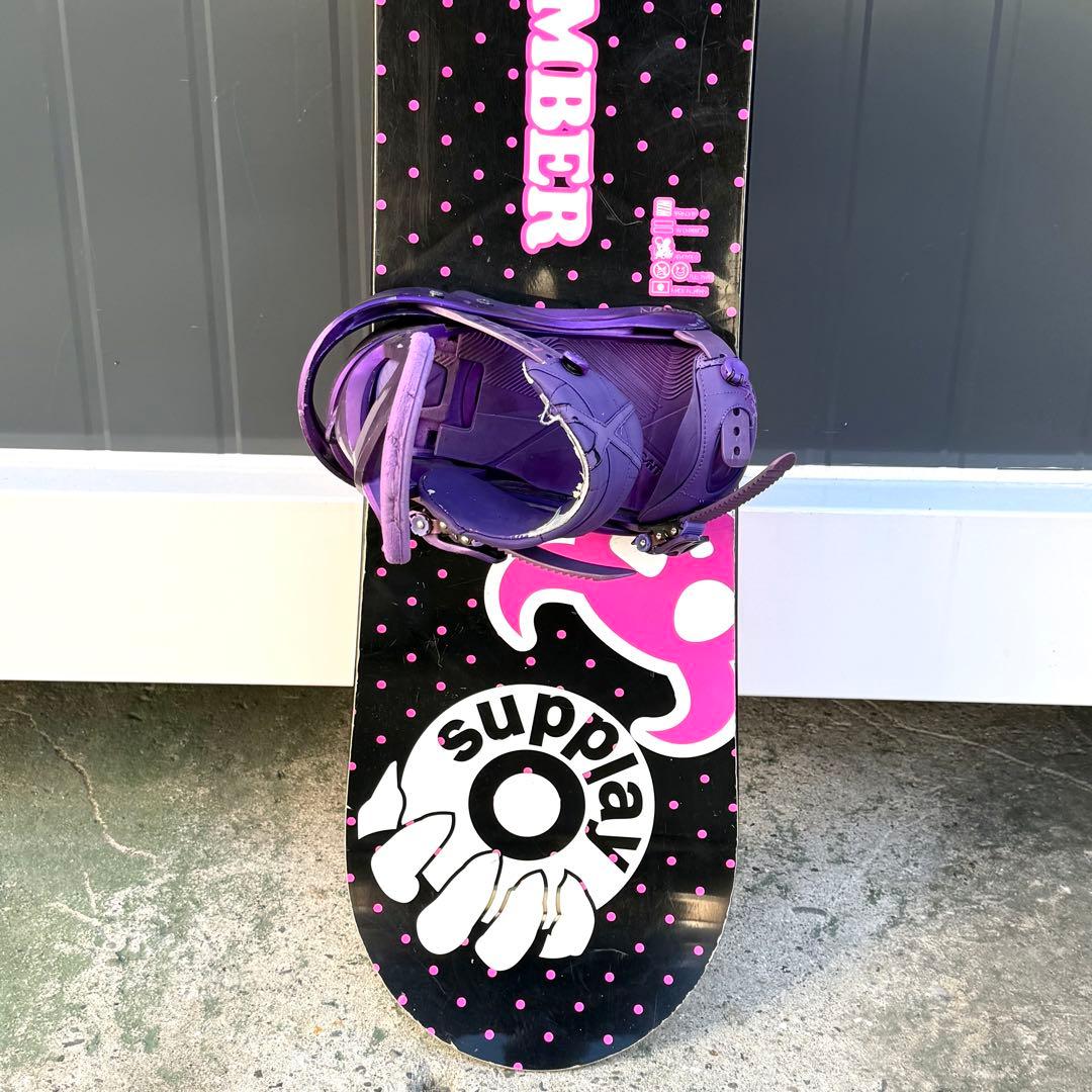 【美品】ノベンバー スノーボード 138cm＆バートン ビンディング Sサイズ