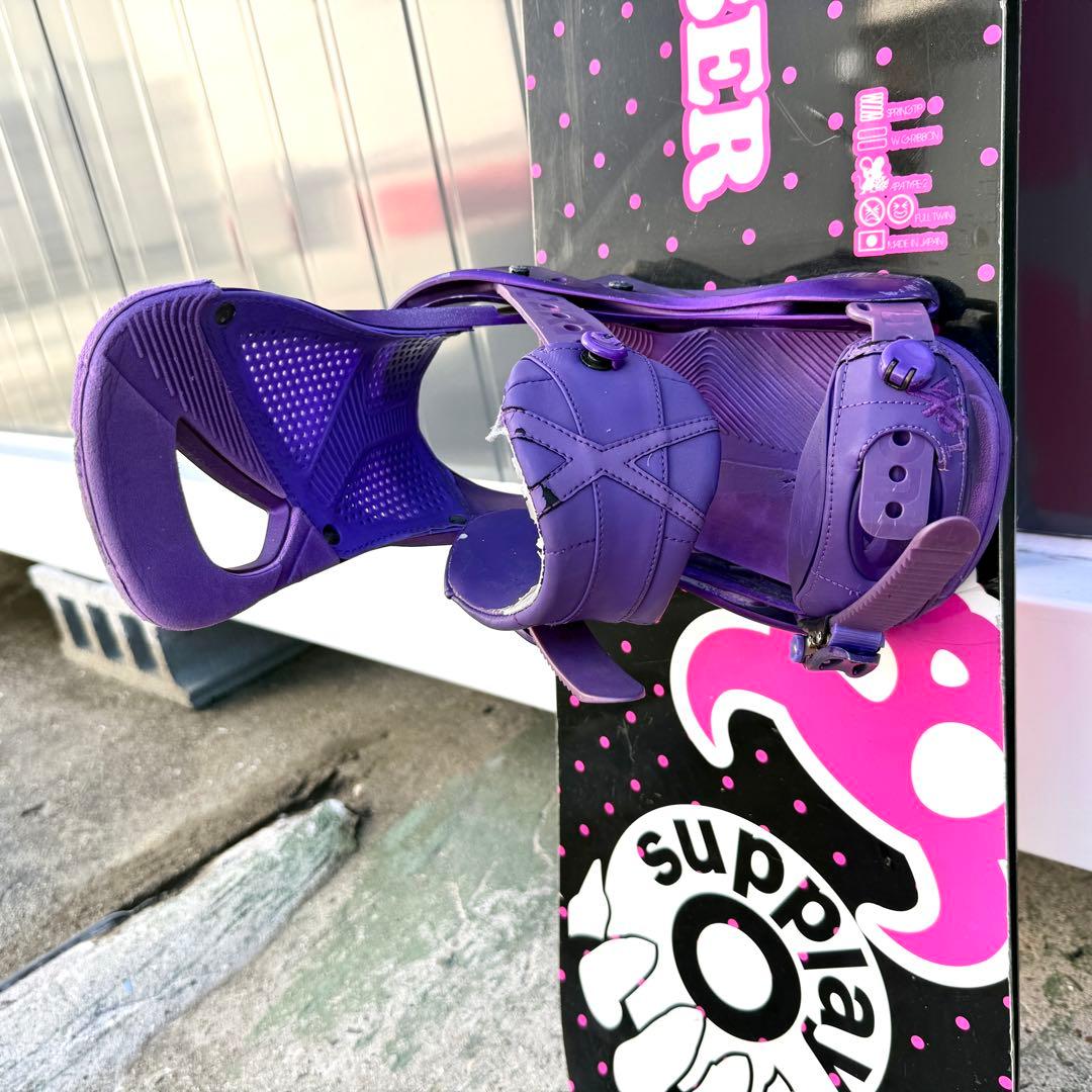 【美品】ノベンバー スノーボード 138cm＆バートン ビンディング Sサイズ