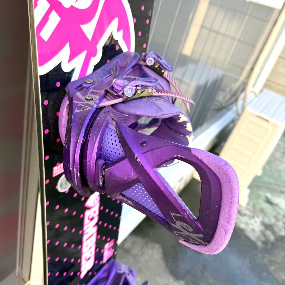 【美品】ノベンバー スノーボード 138cm＆バートン ビンディング Sサイズ