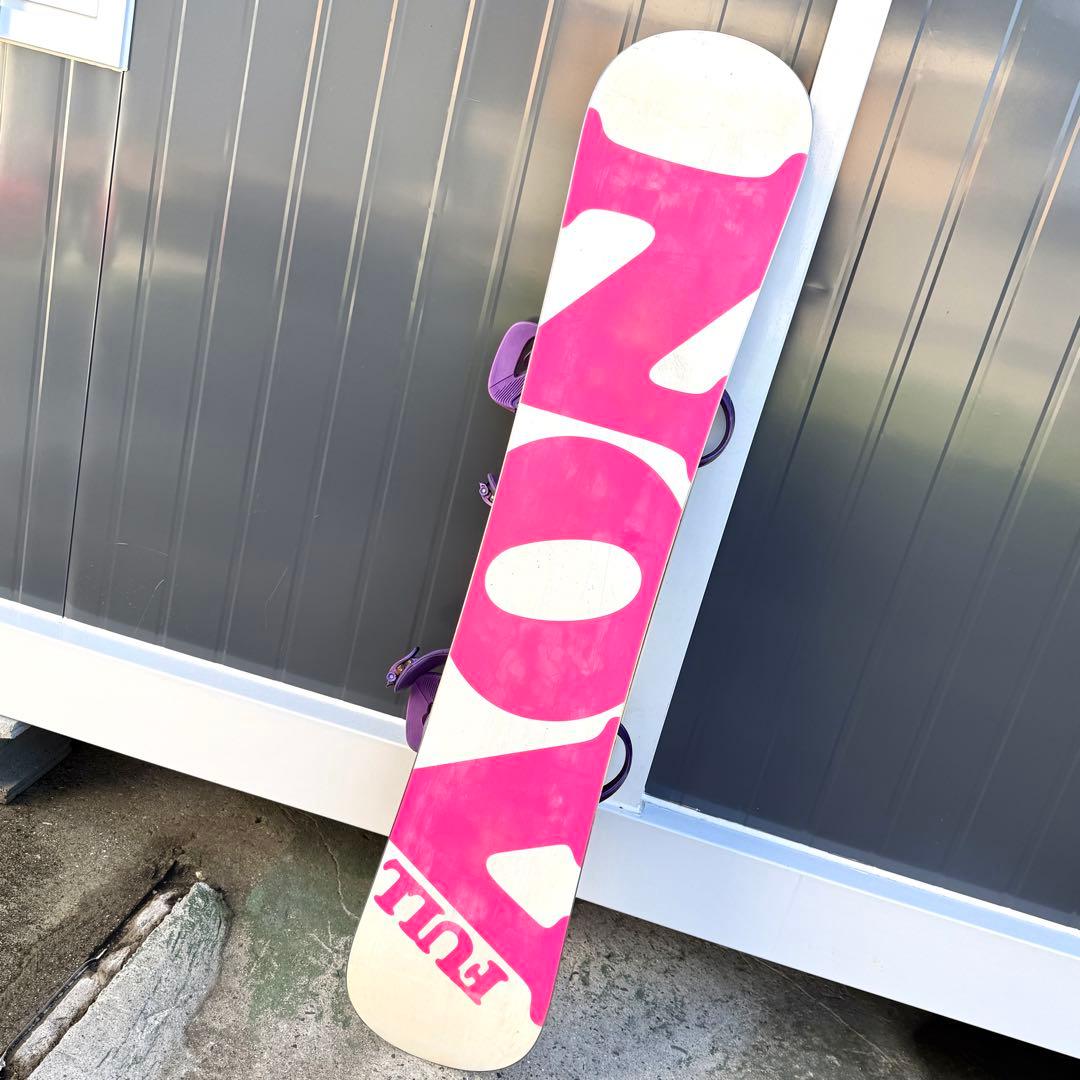 【美品】ノベンバー スノーボード 138cm＆バートン ビンディング Sサイズ