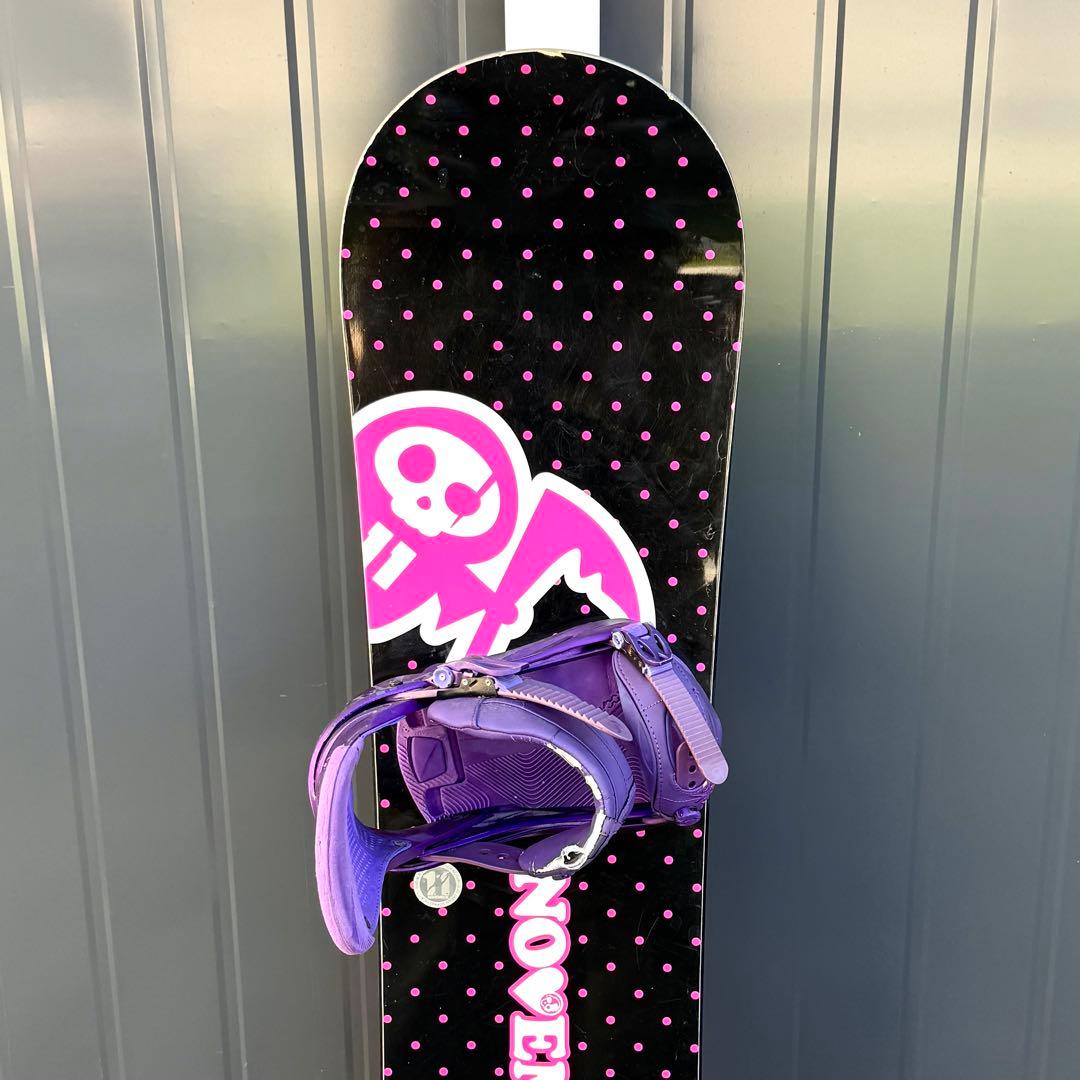 【美品】ノベンバー スノーボード 138cm＆バートン ビンディング Sサイズ