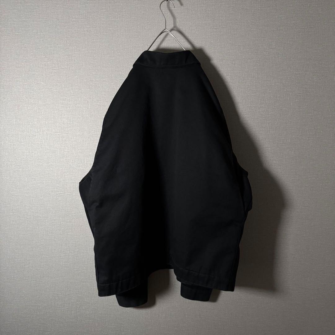 希少2XL★Carhartt カーハート カバーオールブルゾン 金ボタン 黒