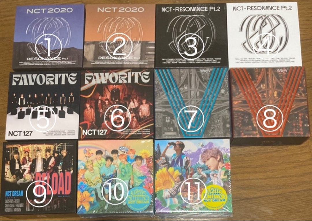 NCT WayV ENHYPEN aespa SMCU ONEUS アルバム