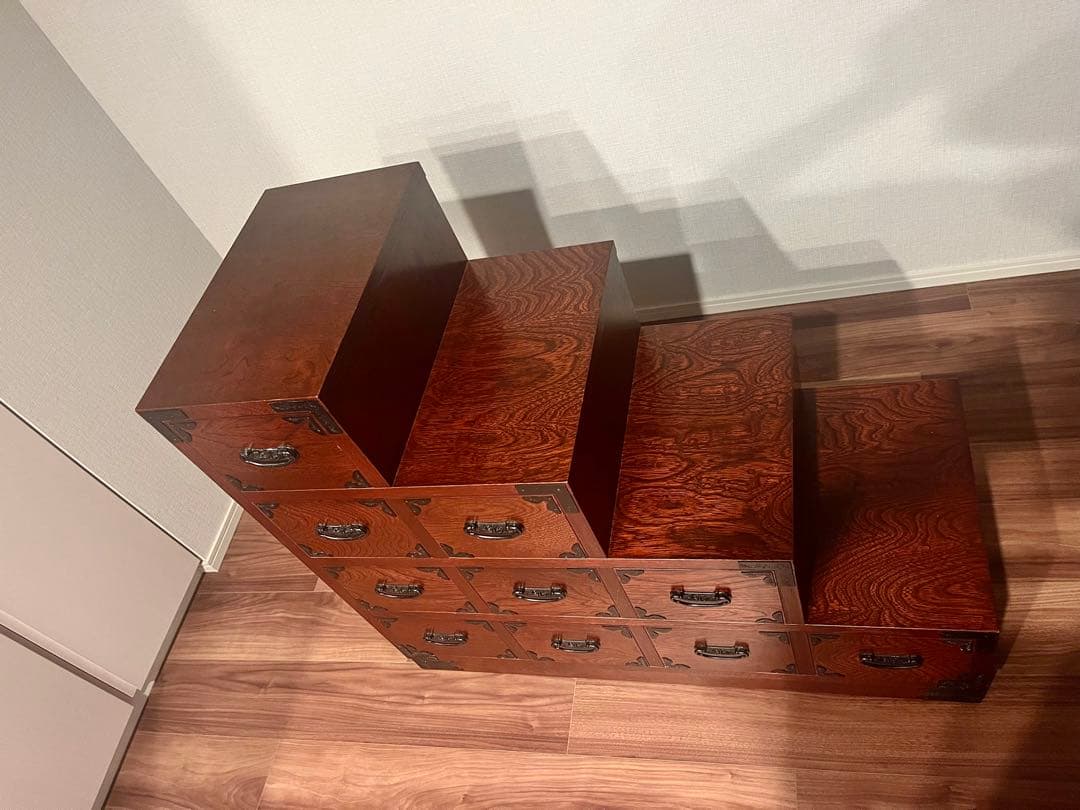 階段箪笥　木製　アンティーク