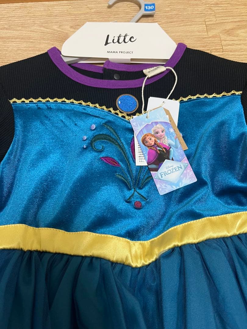 ゆみ［新品］リトシー　エルサ　ワンピース　ドレス　ケープセット