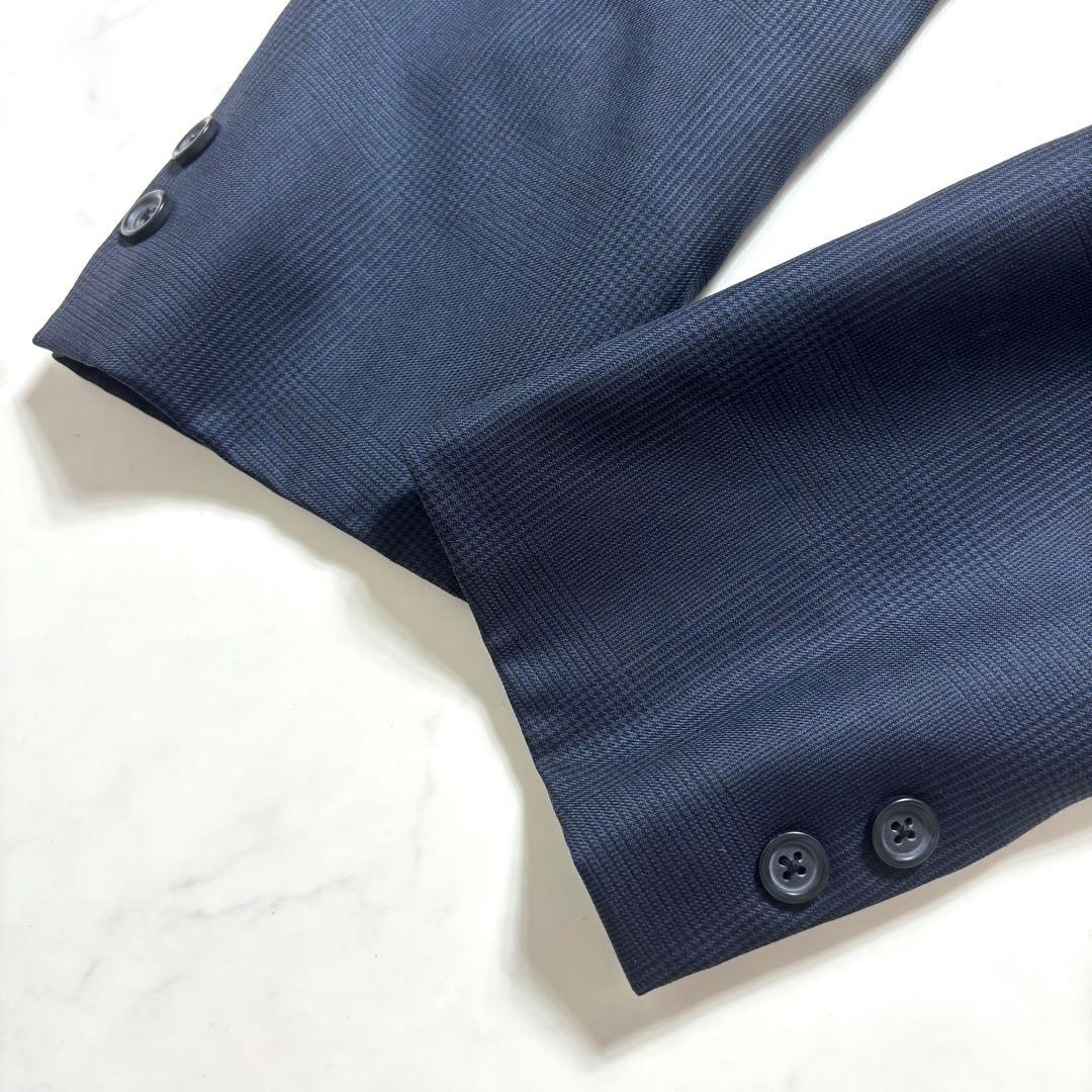 ブルックスブラザーズ セットアップ 【カノニコ】 グレンチェック 艶 ネイビー