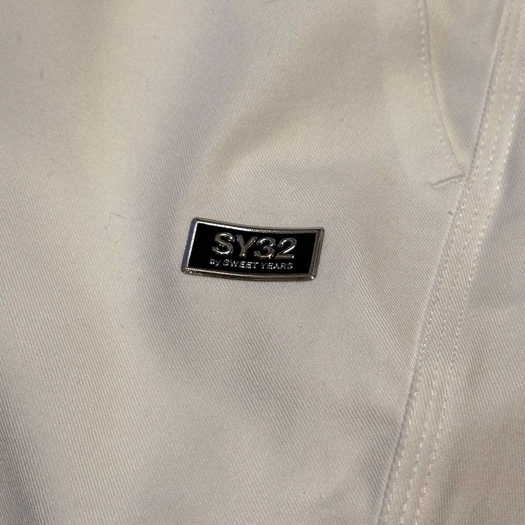 ロングパンツ　ホワイト　サイズS メンズ　ゴルフ　私服にも！　ストレッチ　春夏秋