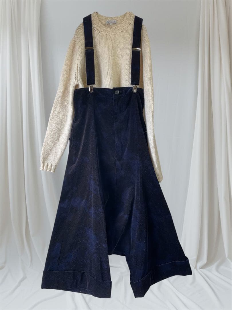 【美品】グラウンドワイGround Y コーデュロイサルエルパンツヨウジヤマモト