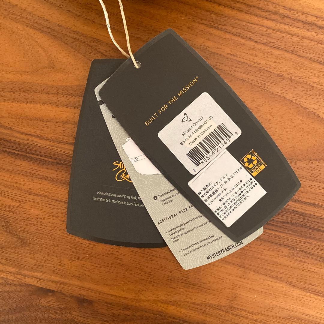 新品　MYSTERY RANCH ミステリーランチ　ミッションコントロール　M
