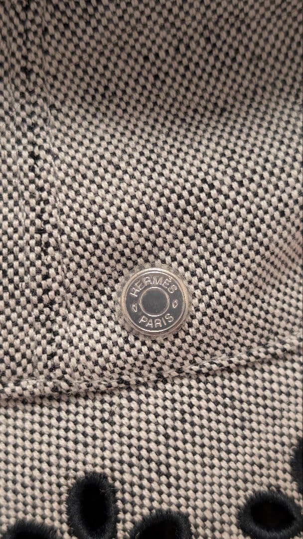 【美品】HERMES エロイーズガーデン バケットハット 57