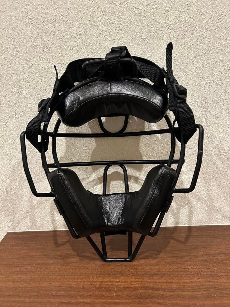 ミズノプロ 野球　硬式用マスク 捕手/審判員兼用 球審用　ブラック