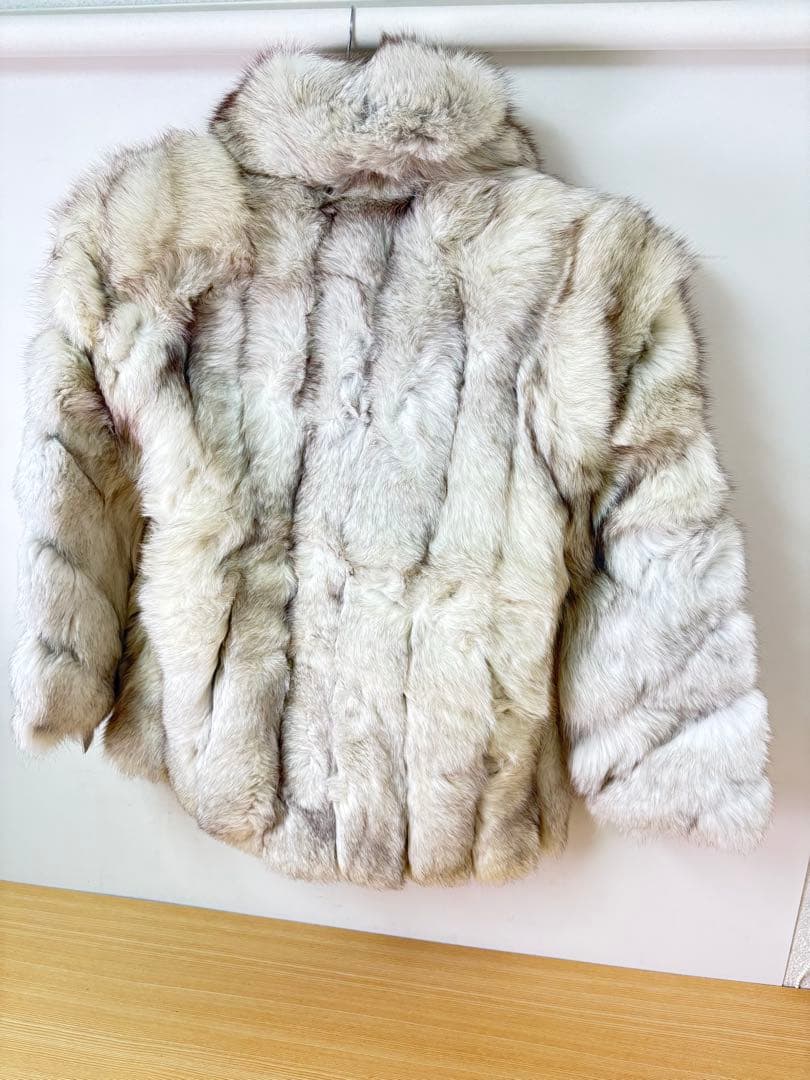 SAGA FOX 高級毛皮 ブルーフォックス サイズ11 B112E35