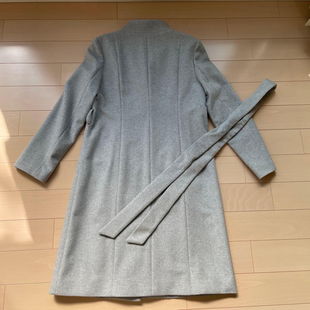 UNTITLED グレー ダブルブレストコート サイズ2