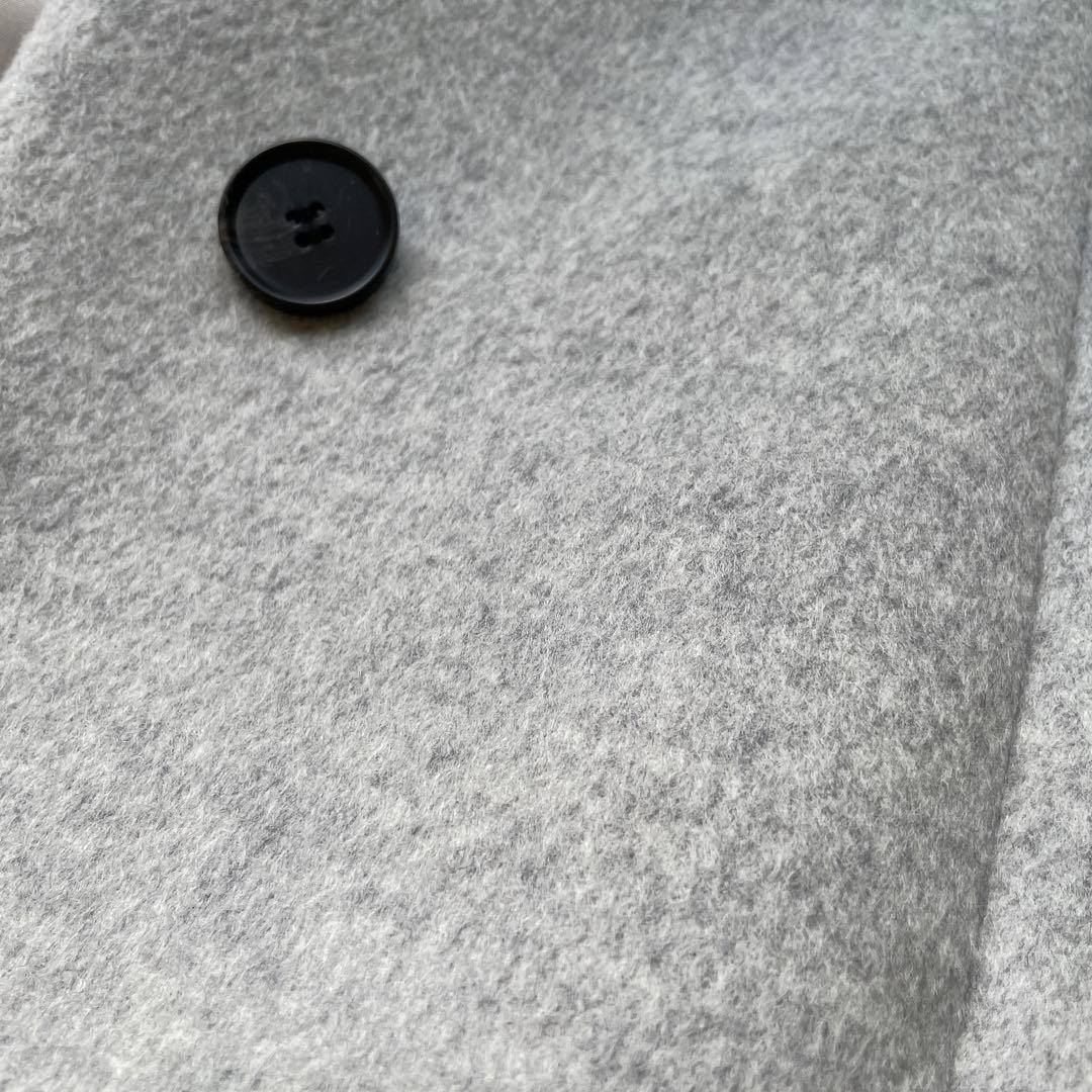 UNTITLED グレー ダブルブレストコート サイズ2